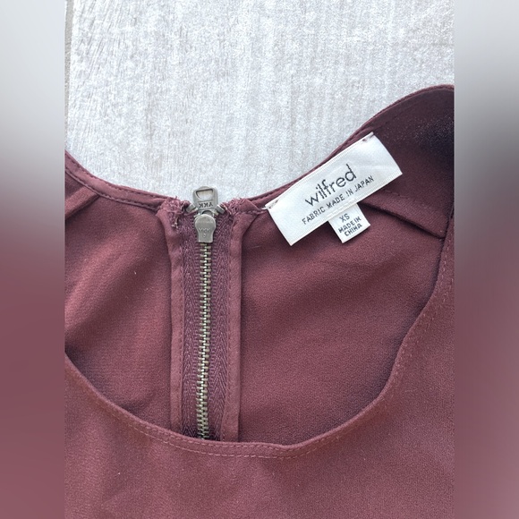 Aritzia A-line Maroon Blouse - Picture 10 of 12
